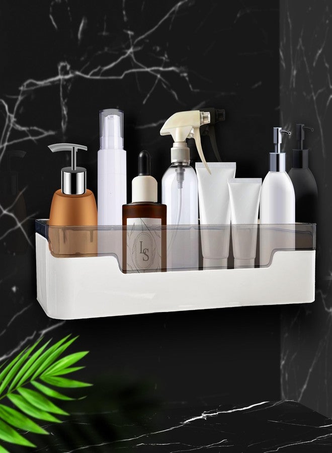IBELL Wall Mounted Bathroom Shelf, No Drilling Storage Organizer. - Image 2